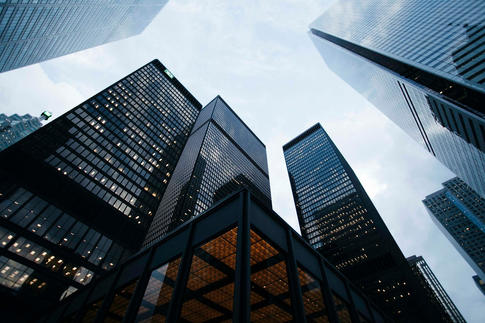 Modern U.S. business district